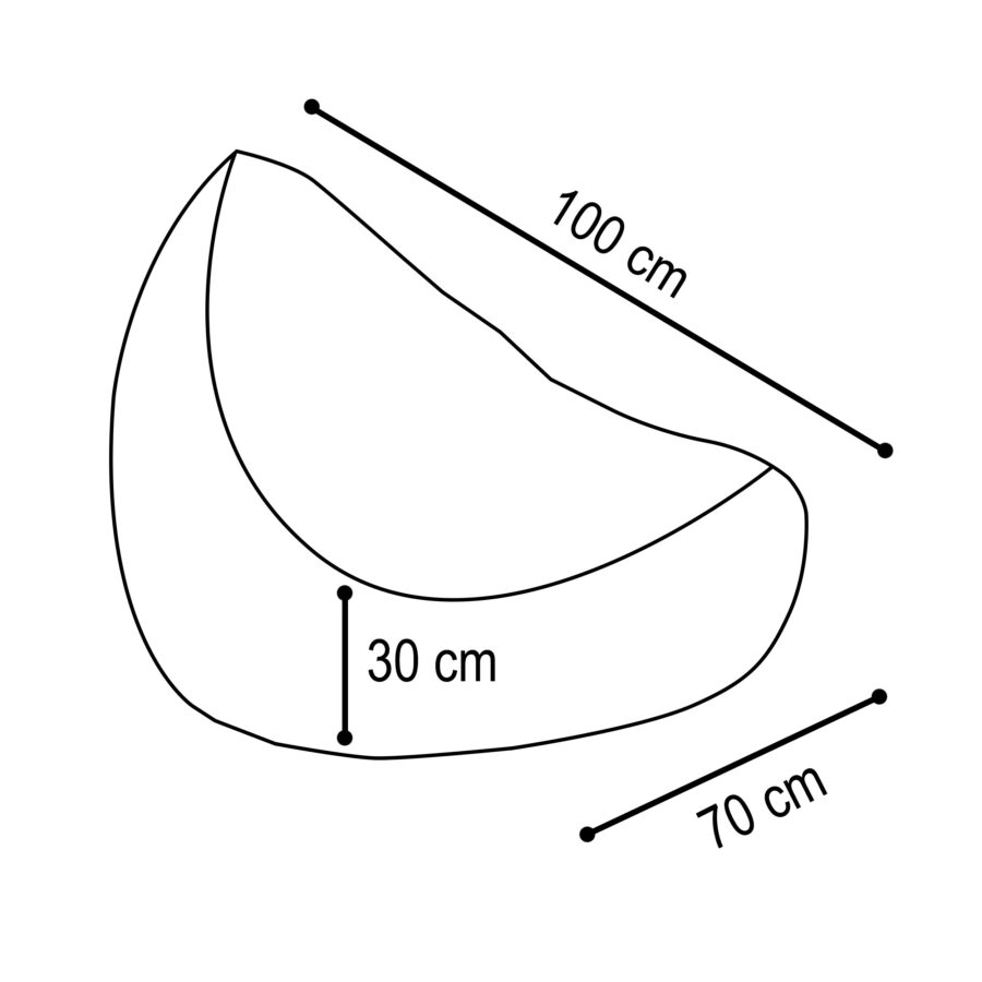 Sillón saco, rosa, exterior, impermeable, talla S - Imagen 2
