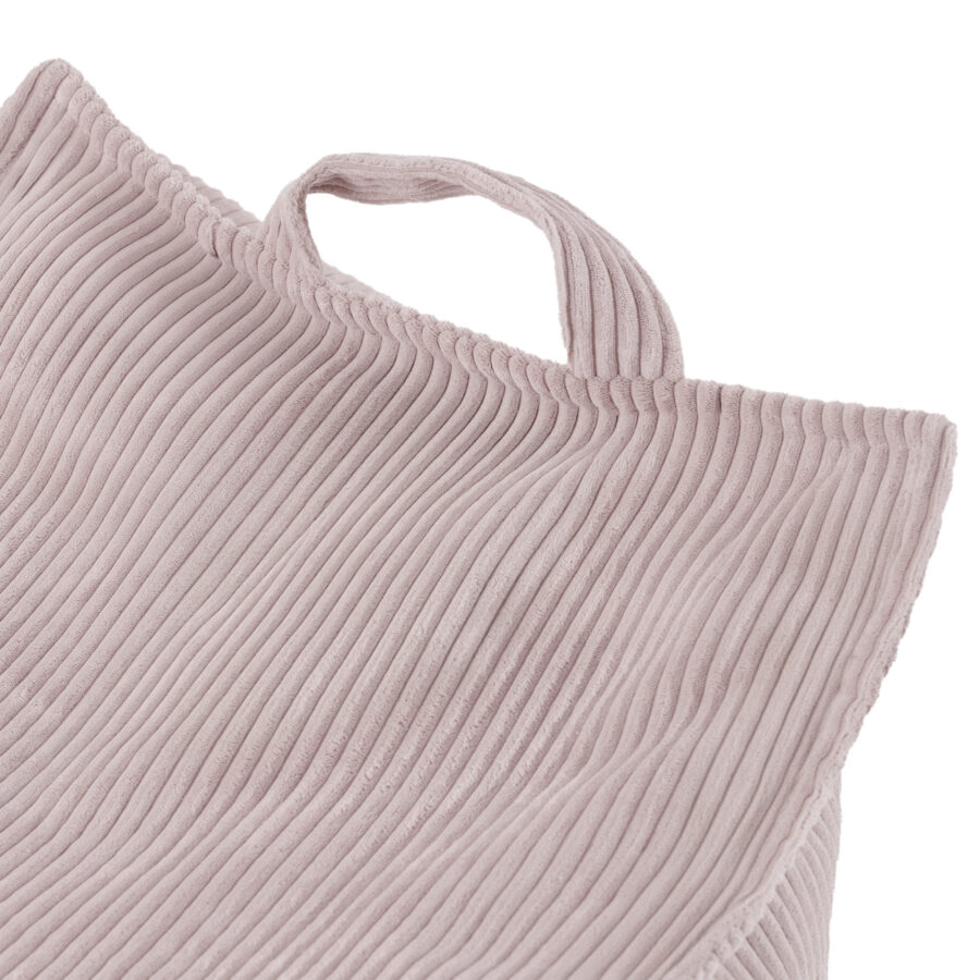 Sillón infantil cuadrado de pana Puffy, 77x67x50, rosa - Imagen 4